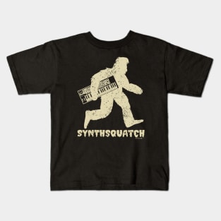 Synthesizer Bigfoot for Synth Player Kids T-Shirt